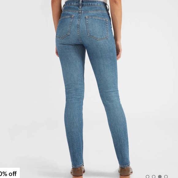 Everlane The High-Rise Skinny Jean - Mid Blue - Picture 3 of 8